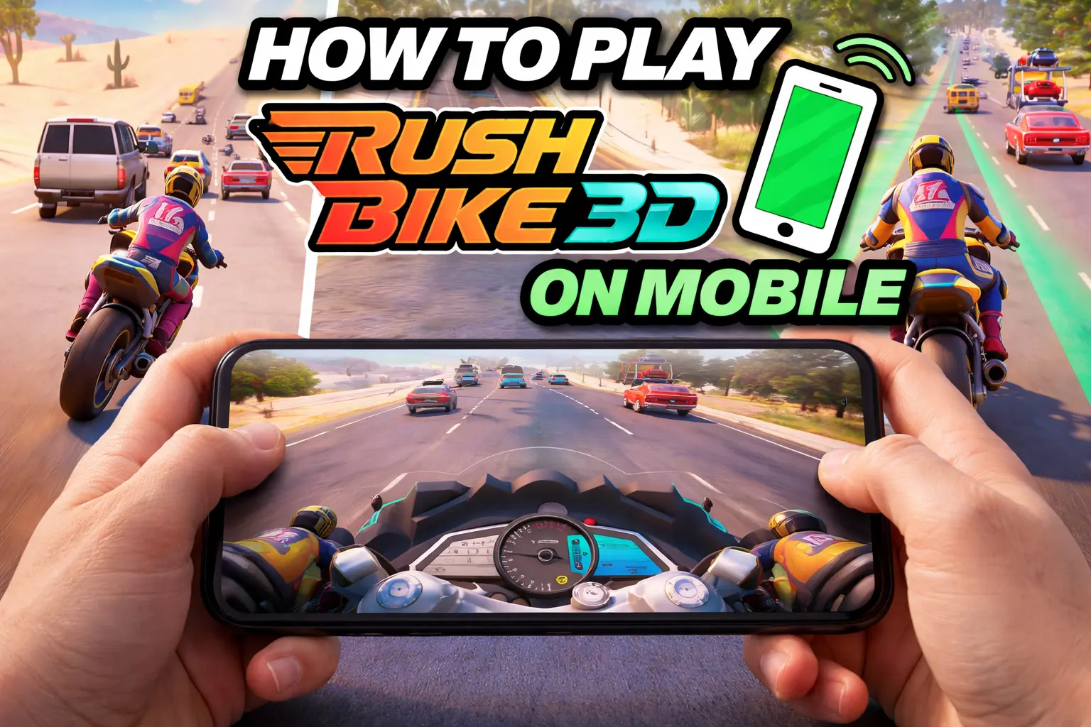 rush bike game download