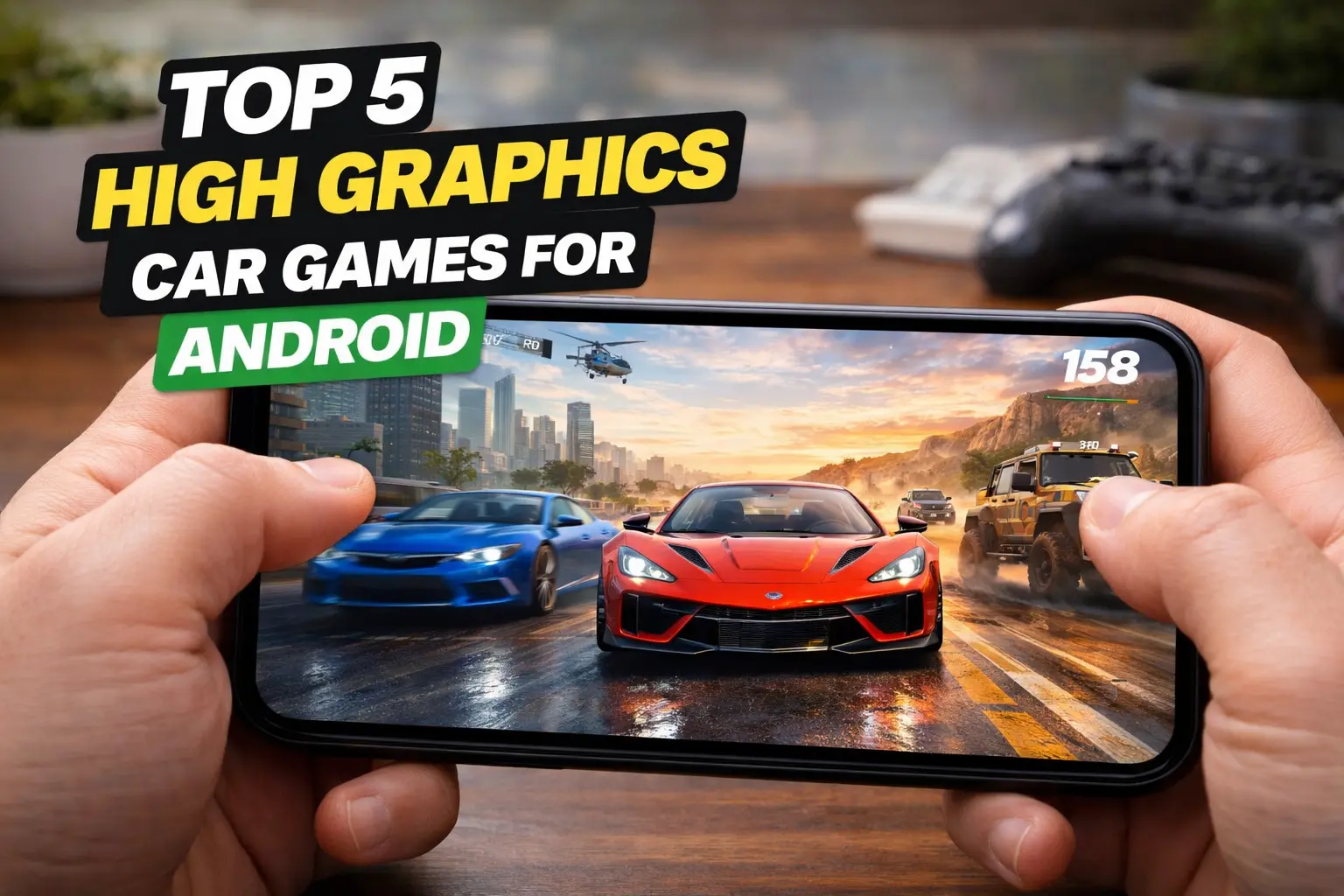 Top 5 High Graphics Car Games for Android.